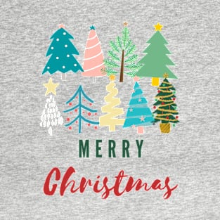 Merry Christmas trees T-Shirt